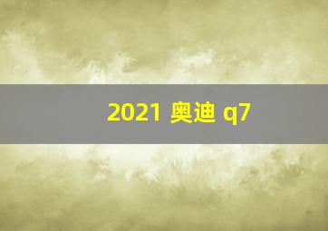 2021 奥迪 q7